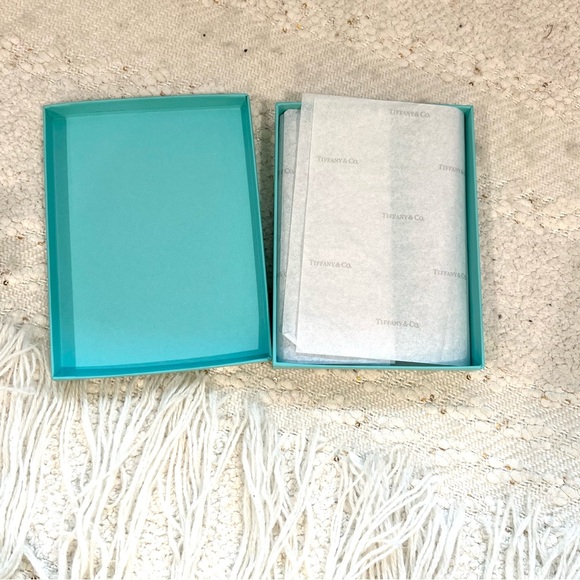 Tiffany & Co. Wish List Blue Leather Small Notebook with Box 3x5 - Picture 6 of 7